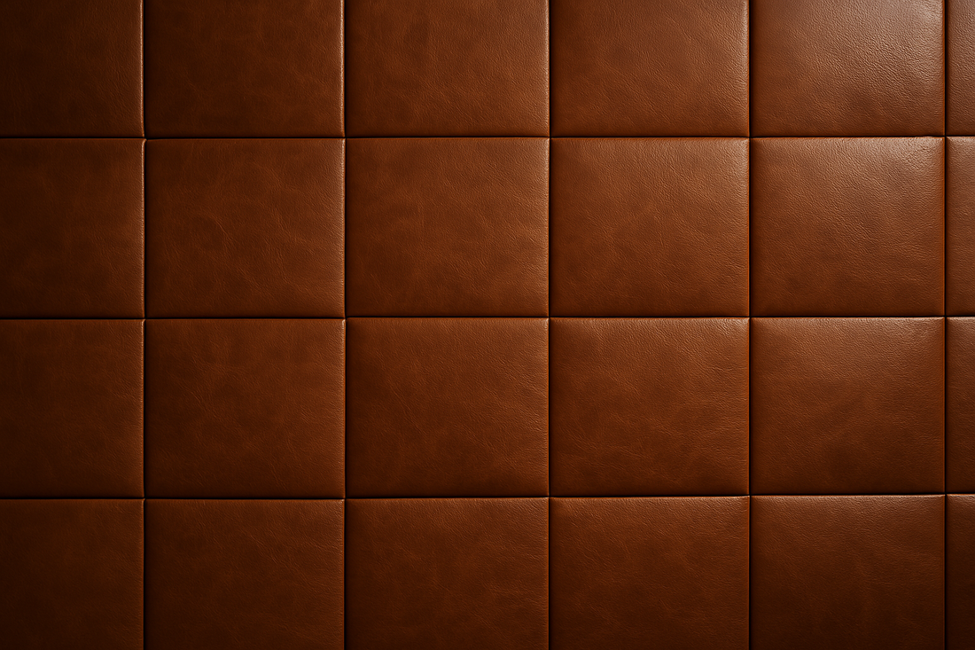 leather wall panels