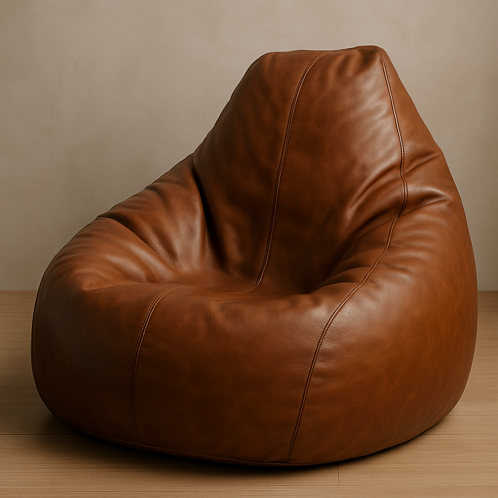 leather bean bag