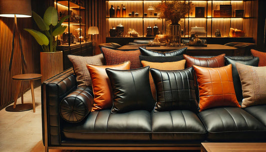 Leather Cushions for Black Sofa: Elevate Your Living Space with Style & Comfort