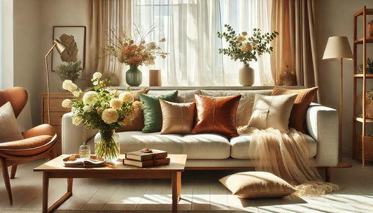 Refresh Your Home This Spring with Stylish Leather Pillows