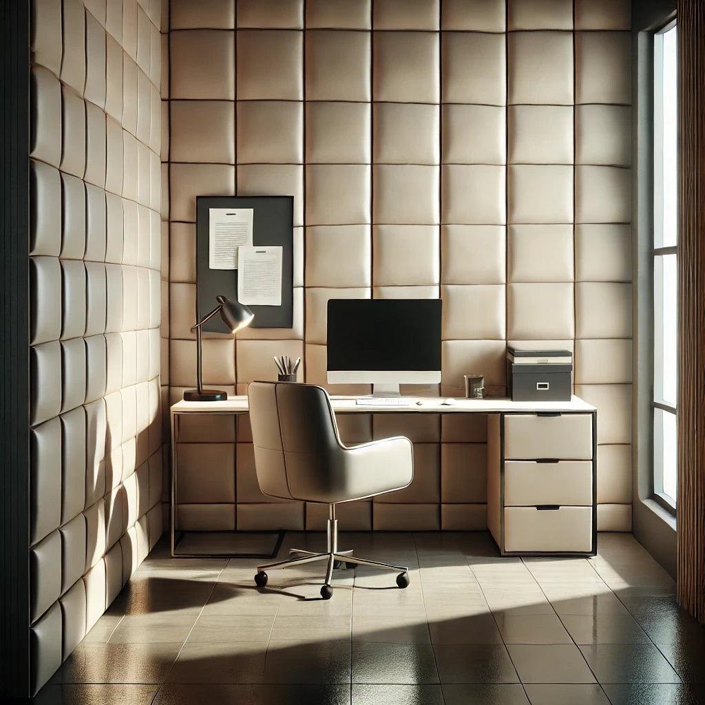 Paneles de pared de cuero