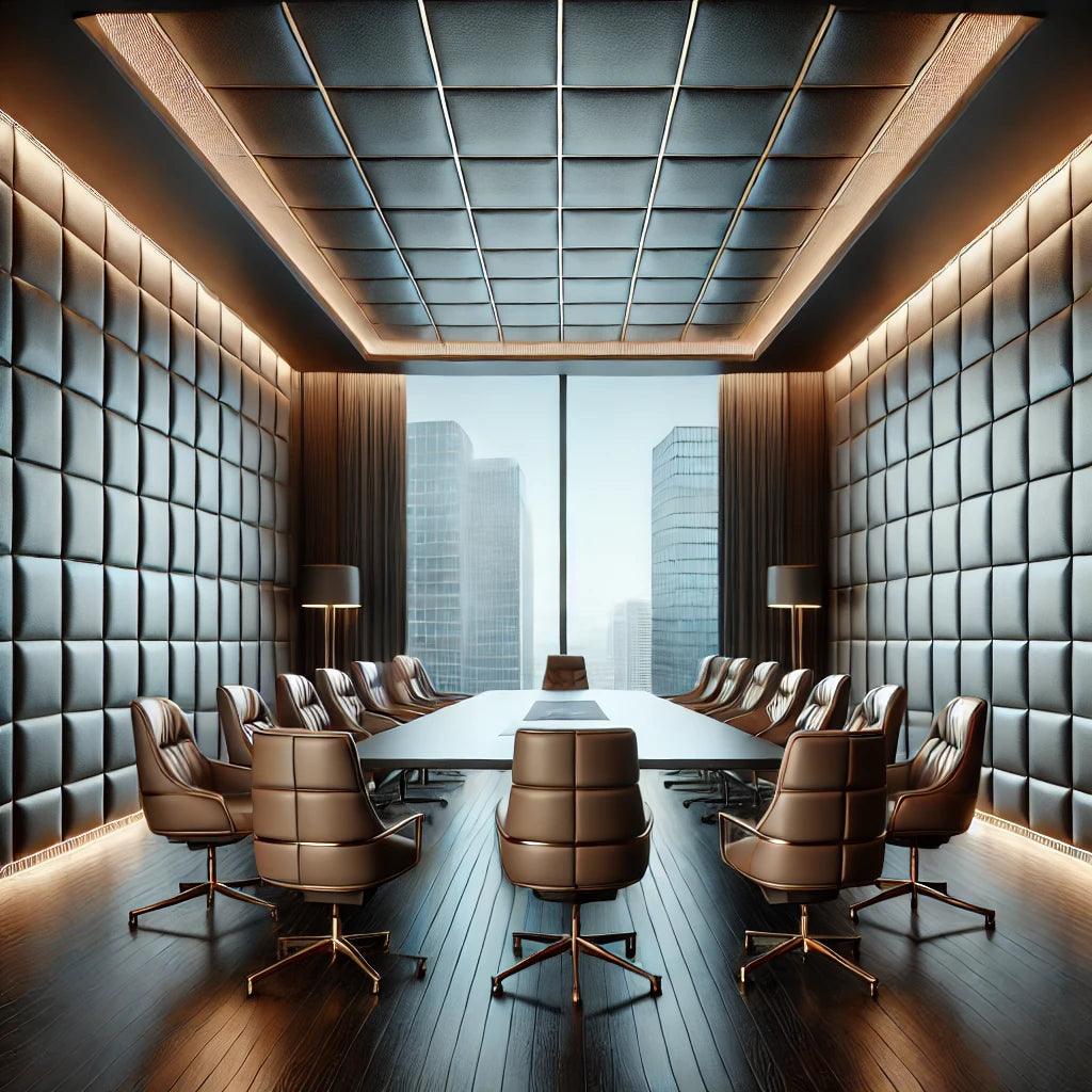 Paneles de pared de cuero