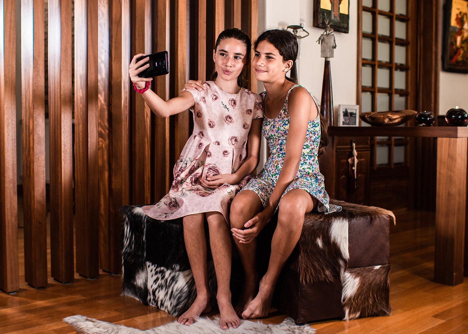 Leather Footrest Stool - Limassolian Leathers