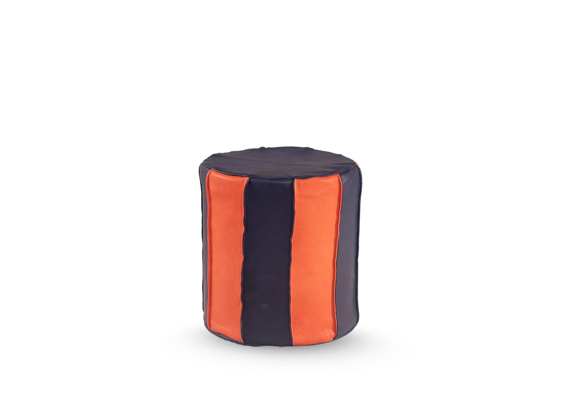 Round footstool - Limassolian Leathers