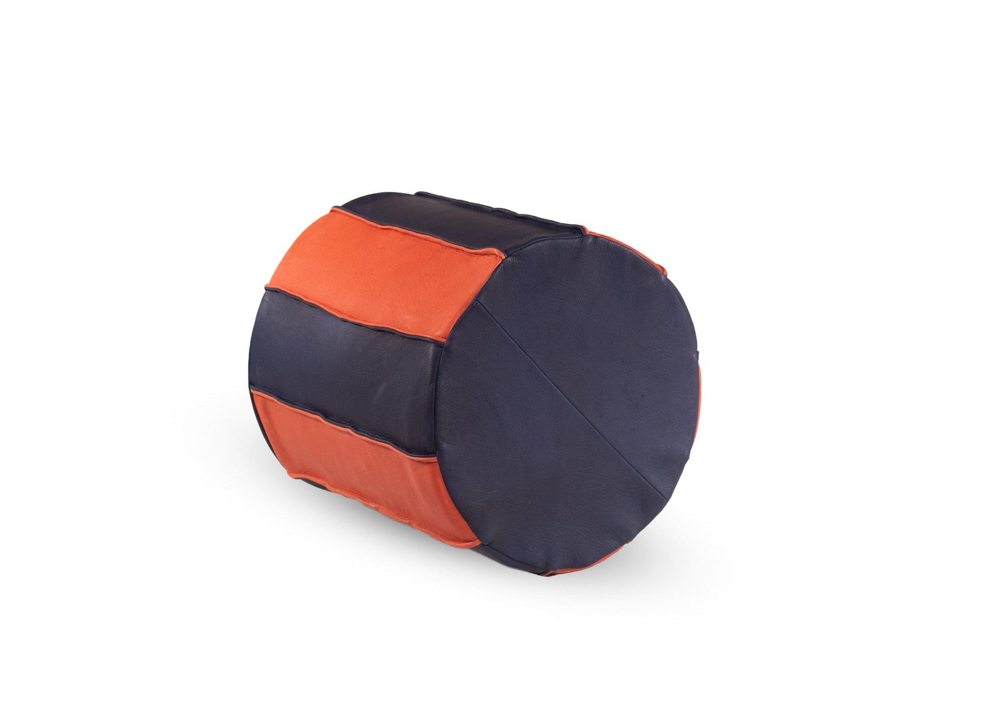 Round footstool - Limassolian Leathers